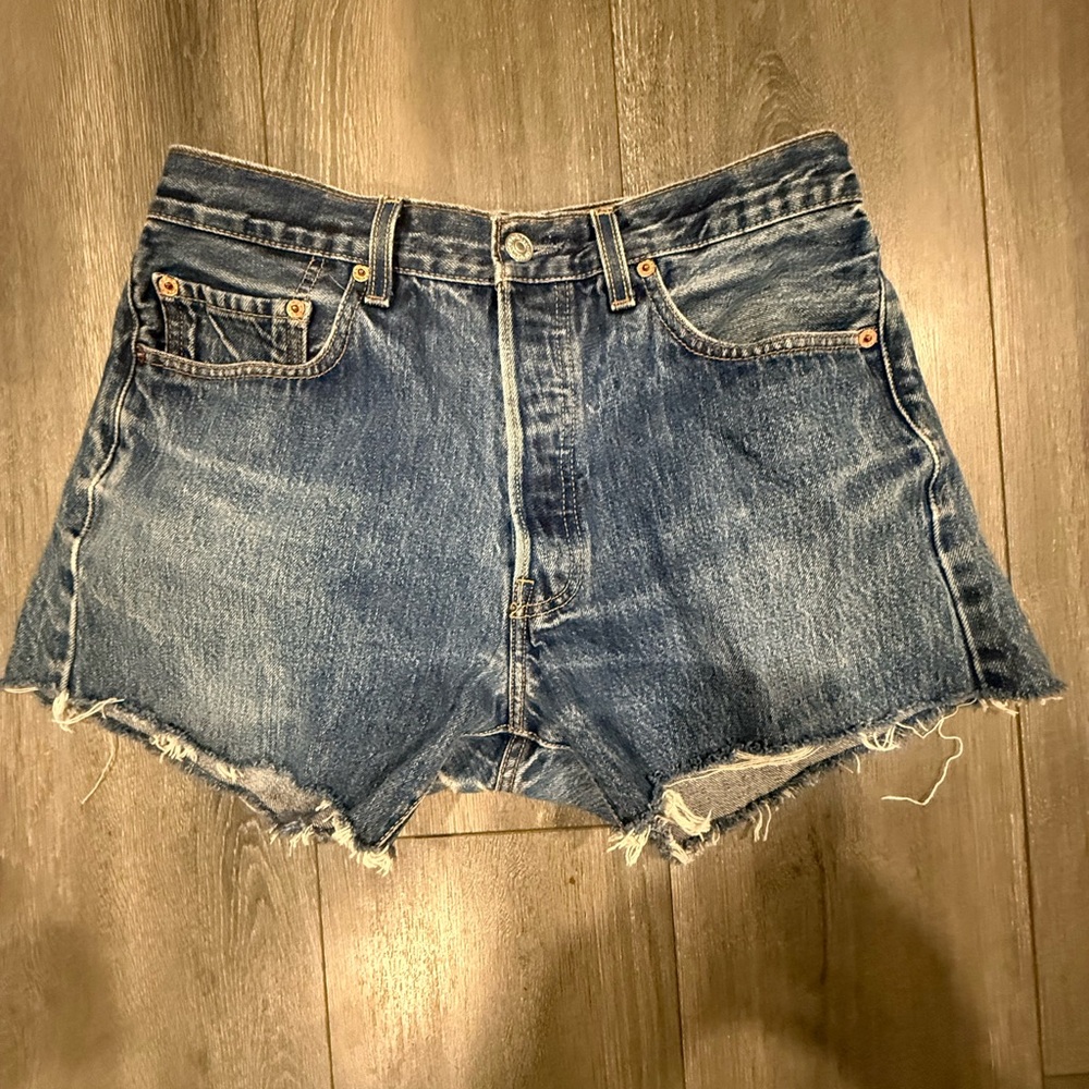 Levi's Classic Blue Jean Shorts